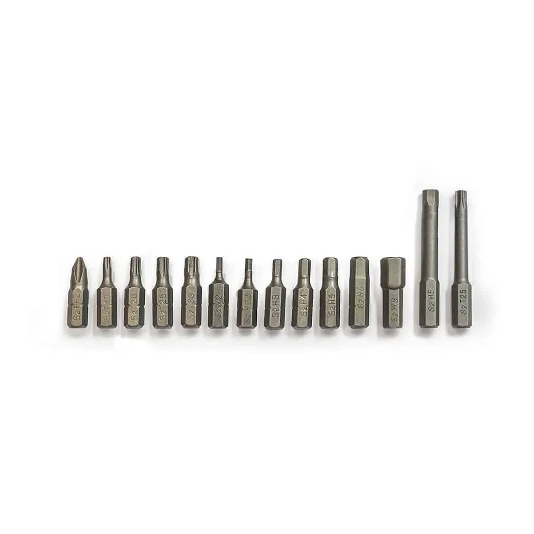 Range Torque Wrench S2 Steel Replacement Bits (14pcs)