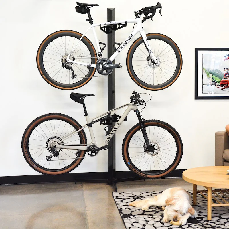 Velo Cache 2-Bike Storage Stand, Black - Image 3