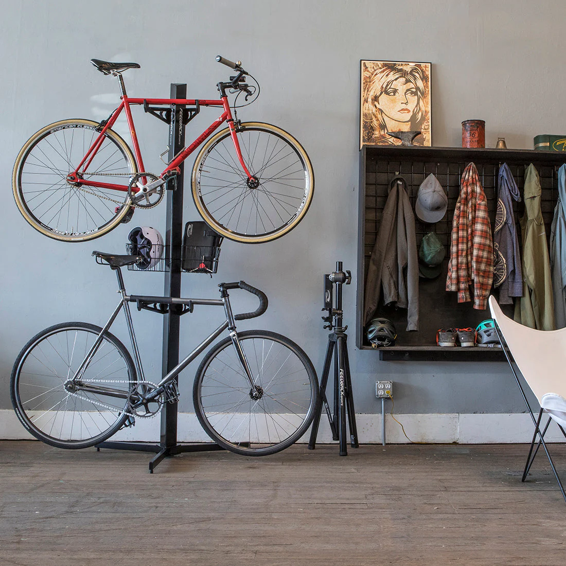 Velo Cache 2-Bike Storage Stand, Black - Image 9